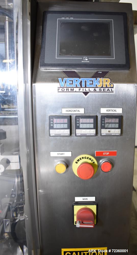 Used- Weighpack Vertek Jr. Vertical Form Fill Seal Machine